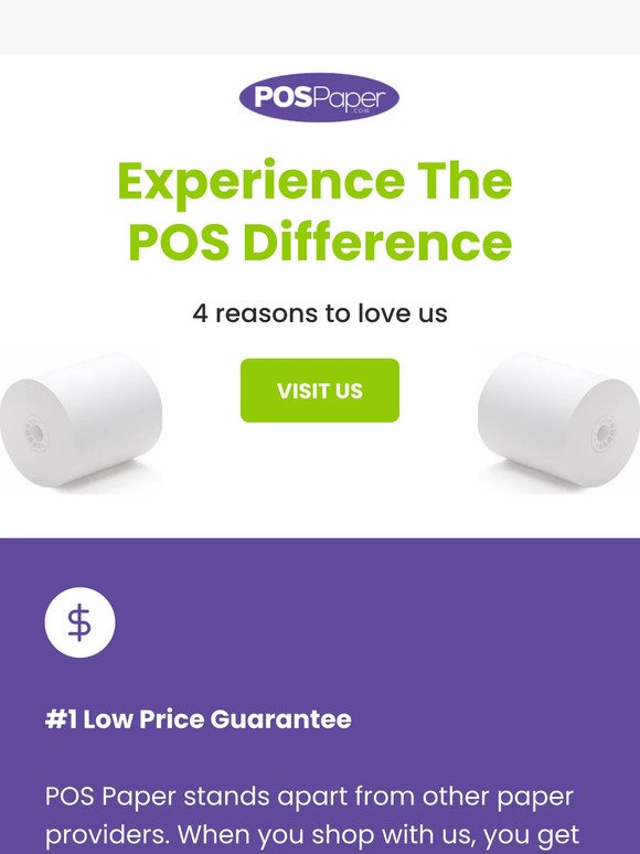 4 reasons to love POS Paper