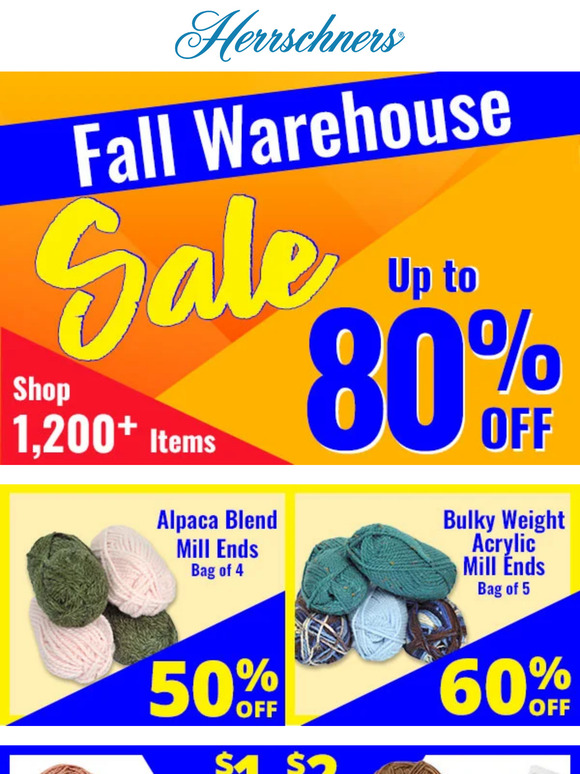 Herrschners 💌 📭 Savings Up To 80 OFF are Happening Now! Milled