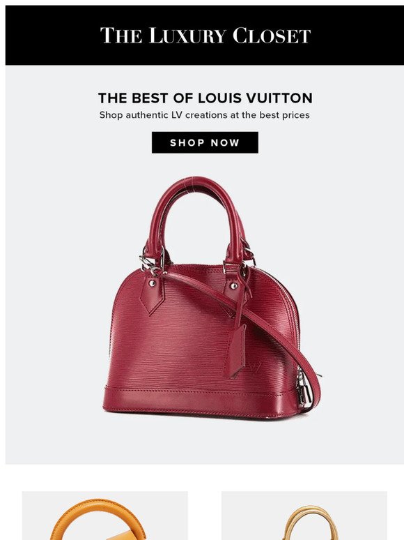 Grab Classic And Timeless Louis Vuitton Items At Up To 20% Off
