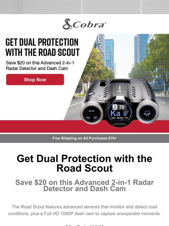 Get Dual Protection with the Road Scout