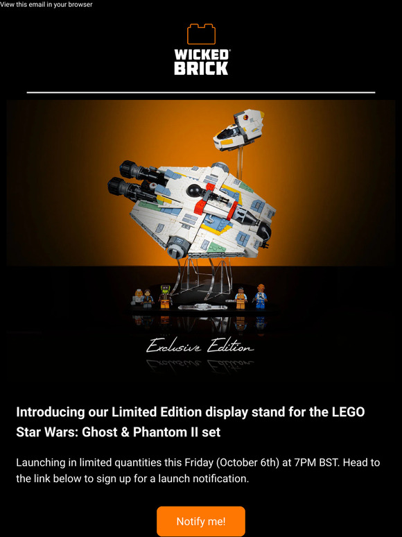 Wicked Brick Take a look at our Limited Edition Ghost display 👀 Milled