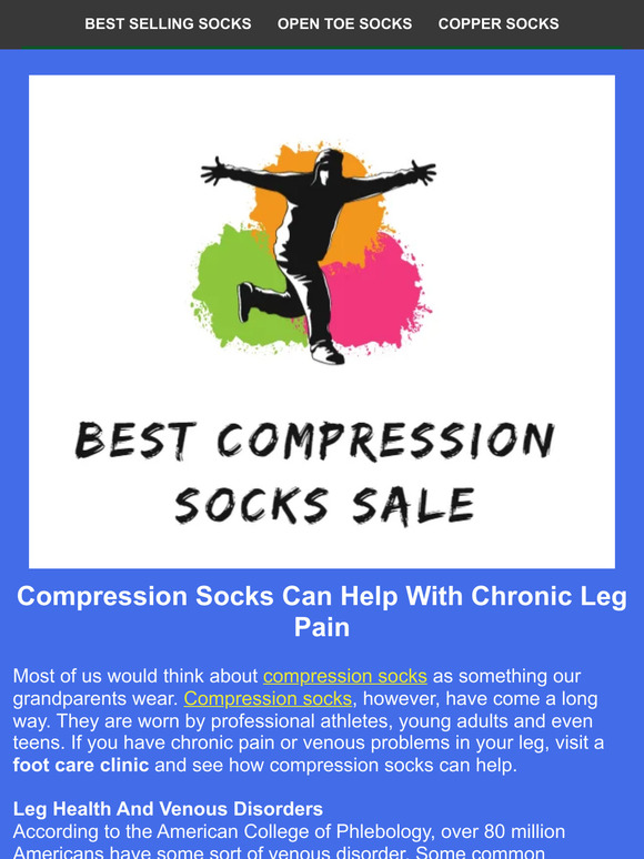 Did You Know - Compression Socks Can Help With Chronic Leg Pain