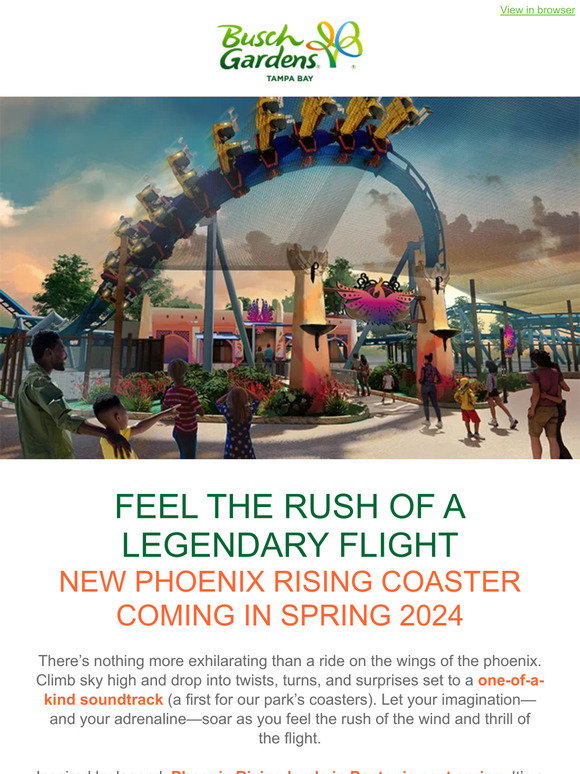 Seaworld Rising SeaWorld: 🎢 NEW Roller Coaster: Phoenix Rising Spring 2024 | Milled