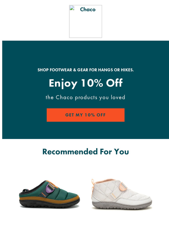 Take 10% off your Chaco picks!