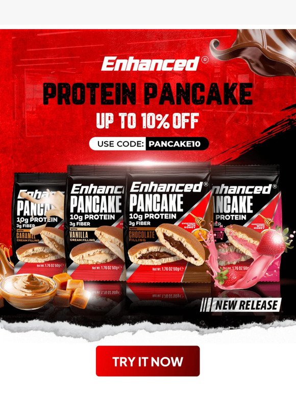 🚀 [JUST ARRIVED] Enhanced Protein Pancake is finally here!