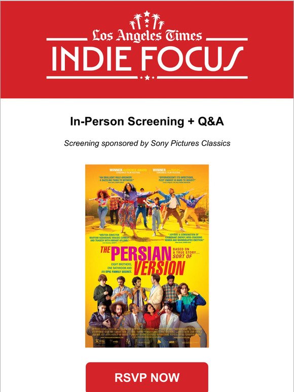 Indie Focus: FREE screening of ‘The Persian Version’