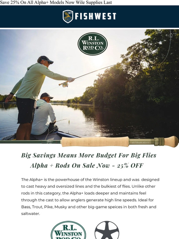 WINSTON RODS SALE: