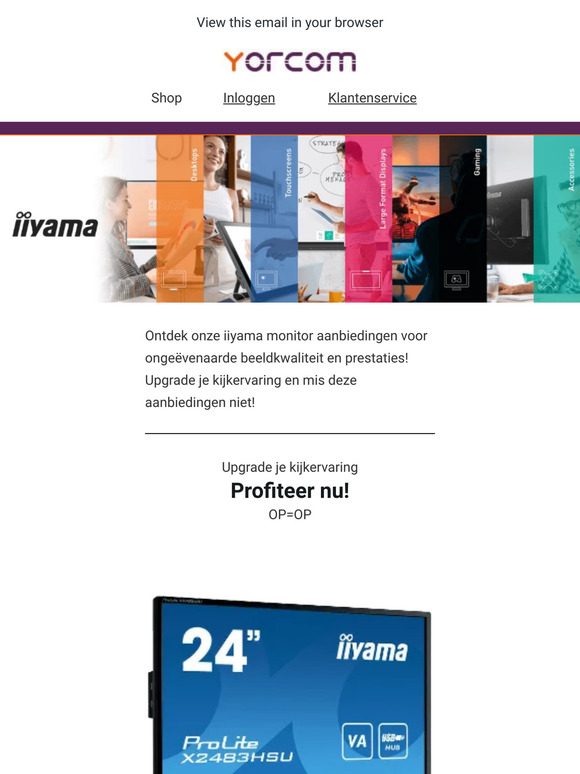 🎮 GAMETOBER SALE en waanzinnige deals op iiyama monitoren