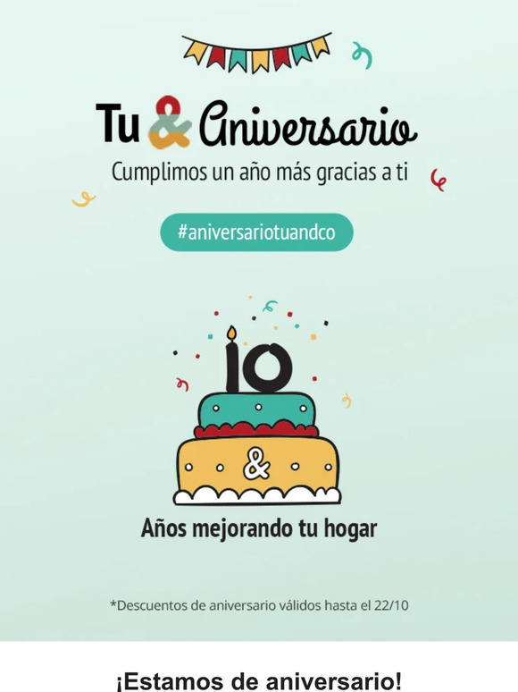 ¡Ooow! 🥳 ¡Estamos de Aniversario!