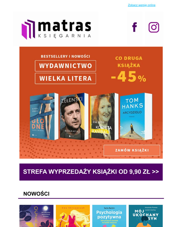 Nowości i bestsellery Wydawnictwa Wielka Litera📚