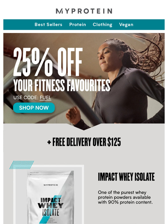 Get your favourites now: 25% off 💪🛍️💸