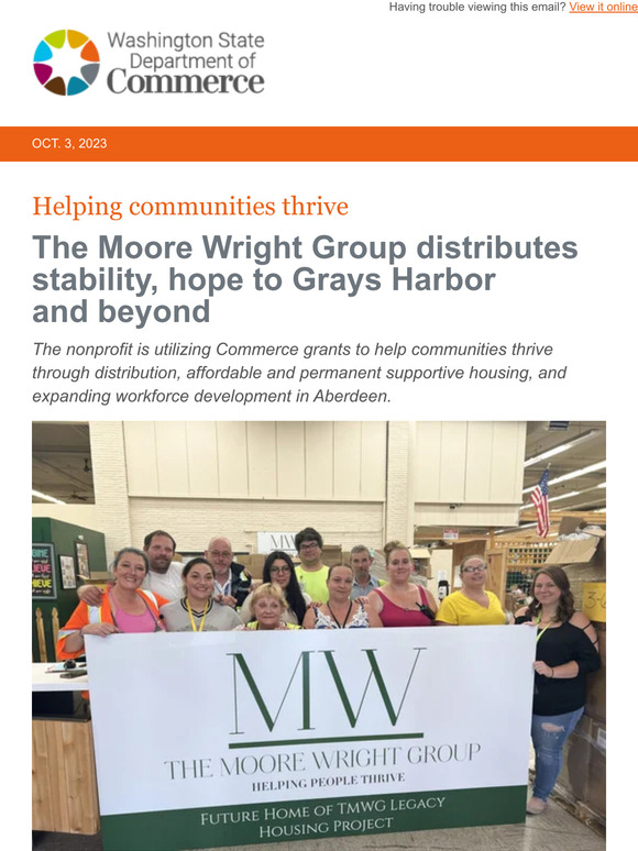 Helping communities thrive: The Moore Wright Group distributes stability, hope to Grays Harbor and beyond