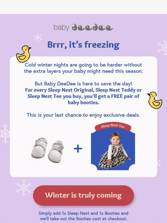⏰ Our FREE Booties are Going Fast!