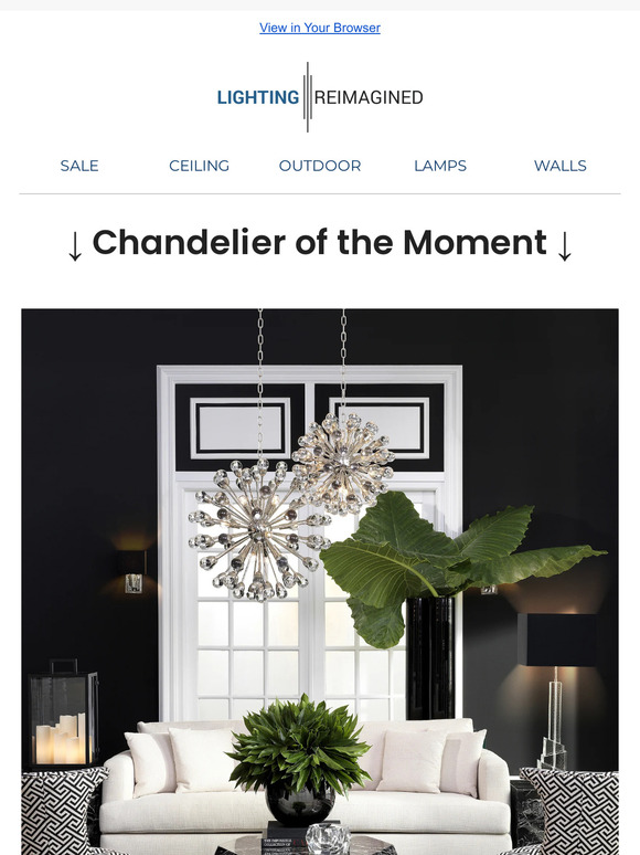 Lighting Reimagined This chandelier would look great in your space 👀