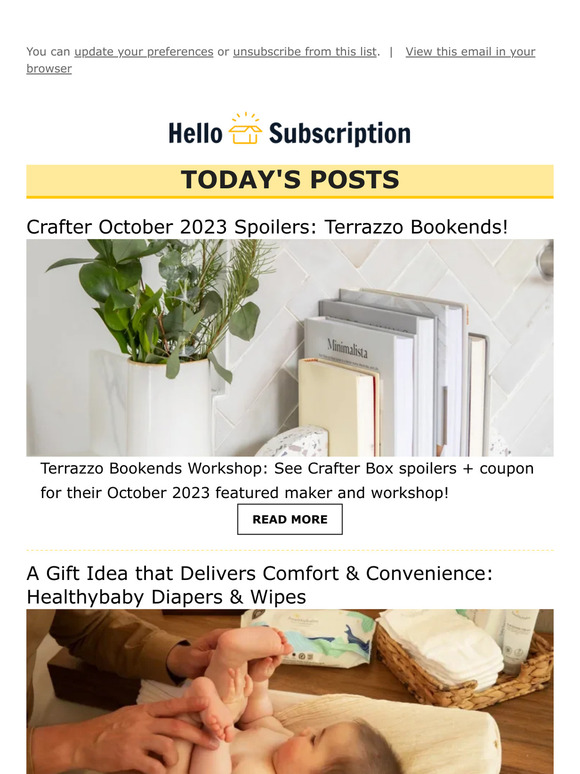 💌 Hello Subscription! Reviews, Spoilers, & Deals! 💌