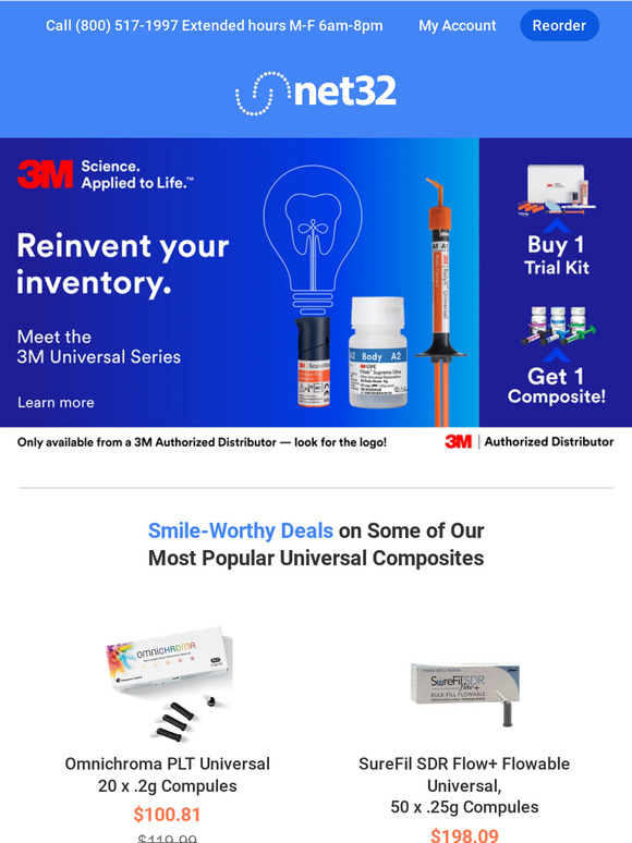 Net32 Simplify Restorations with Universal Composites from Leading