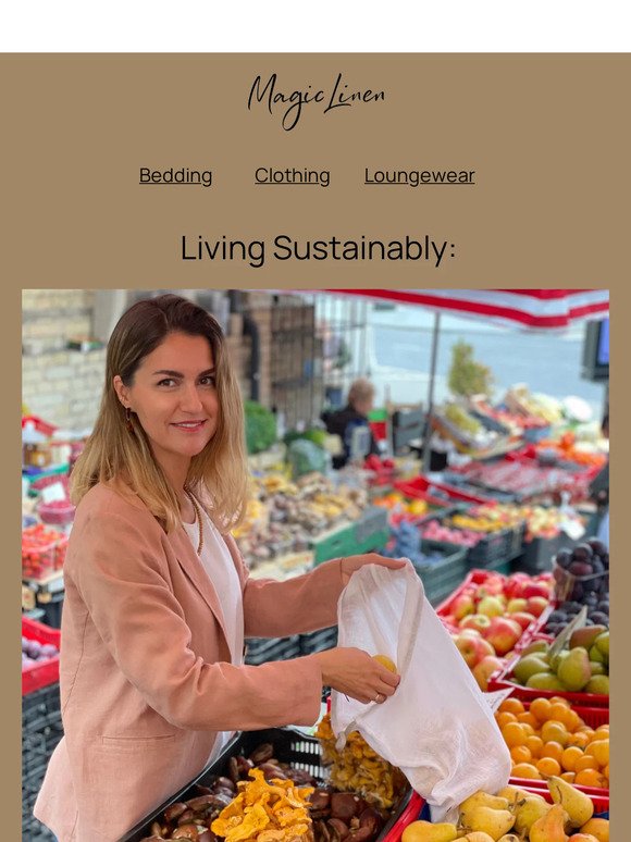 Magiclinen Founder Journey Towards a More Eco-conscious Lifestyle.