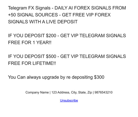 Special Offer FxPremiere Forex Signals