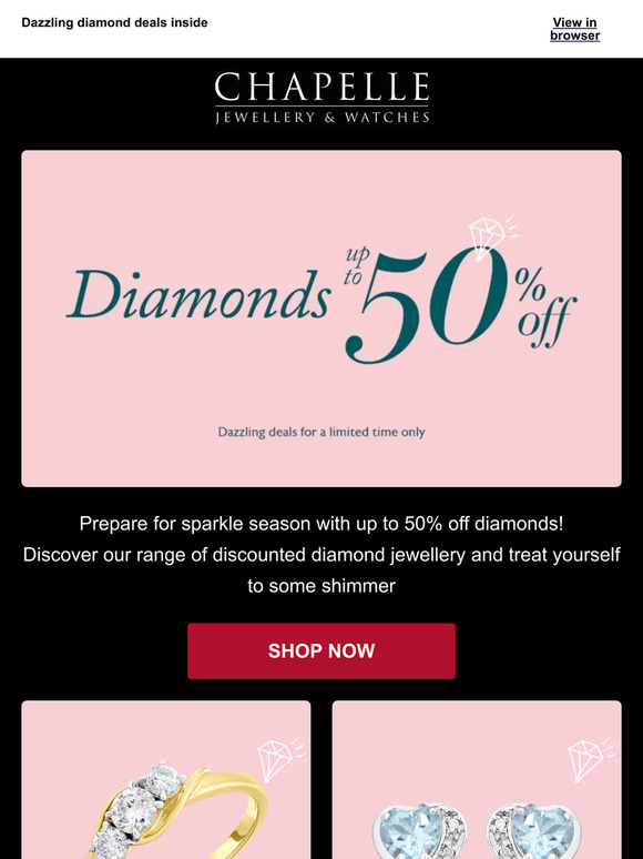 The Big Diamond Event is now on...💍