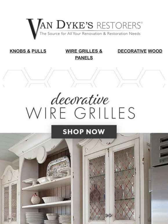 Decorative Wire Grilles: Where Rustic & Modern Meet