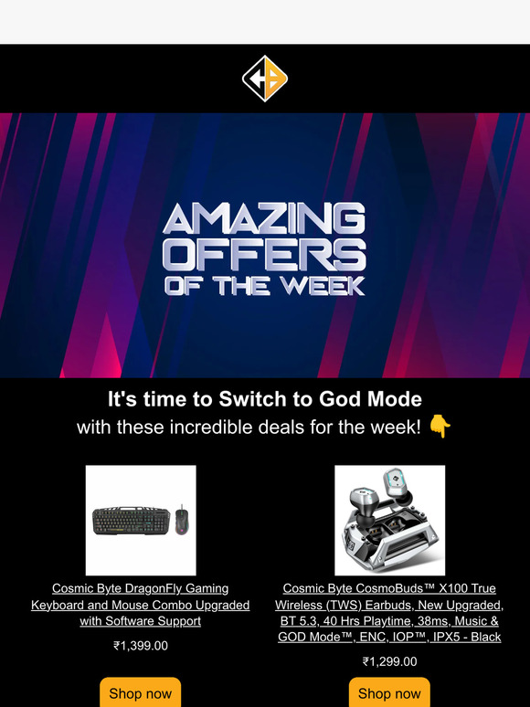 Cosmic Byte IN 🎮 Unleash Your Gaming Potential with Cosmic Byte! This