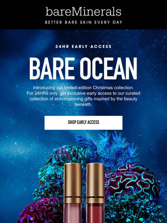 bare minerals EXCLUSIVE EARLY ACCESS Holiday Collection has landed