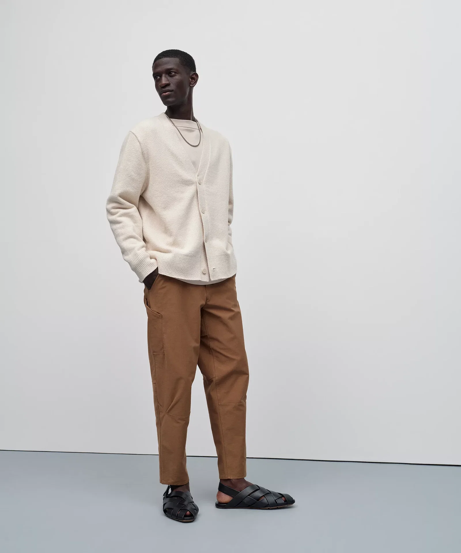 Merino Wool-Blend Cardigan