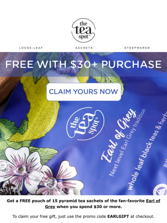 The Tea Spot Unlock a Free Gift with Your Next Order! Milled