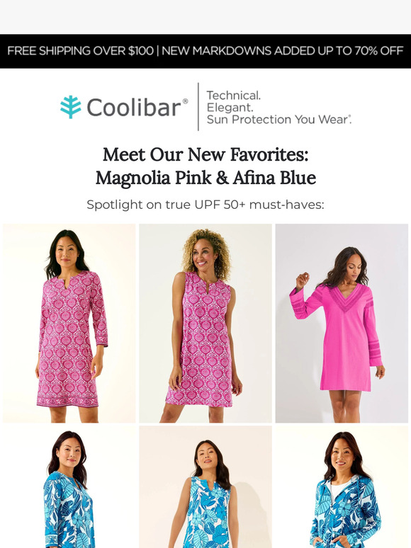 Coolibar Sun Protective Clothing: Meet Our New Favorites: Magnolia Pink ...