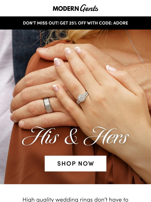 Affordable His & Her Sets Are Waiting.. ⏰