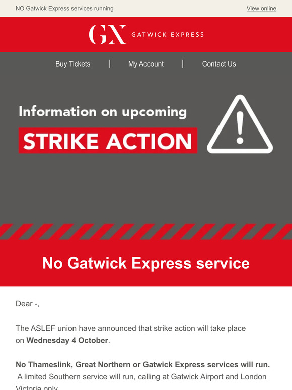 ⚠ Important information on industrial action this week