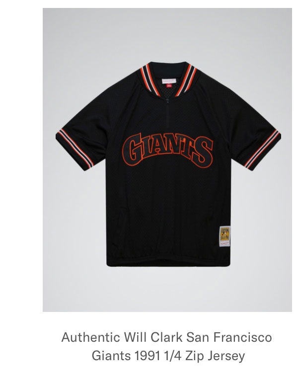 San Francisco Giants MLB Mitchell & Ness Will Clark BP Jersey