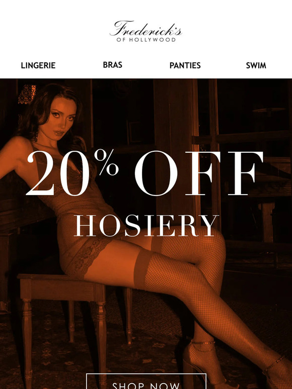 20% Off Our Hottest Hosiery