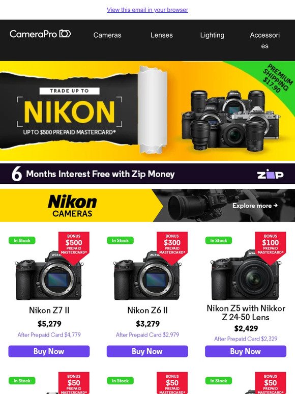 Upgrade Your Gear to Nikon Z Series and Get Rewarded with Up to $500 Bonus Prepaid Card