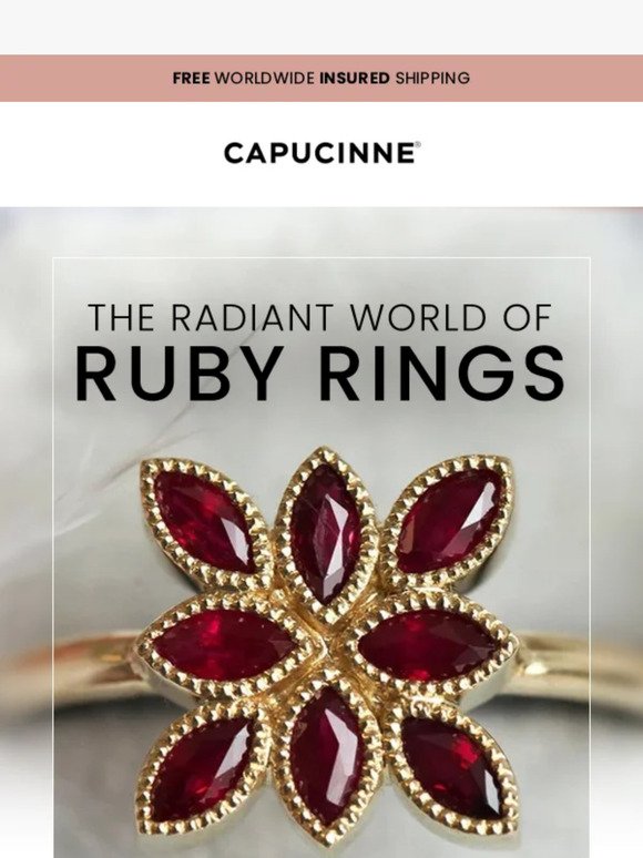 The Radiant World of Ruby Rings