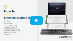 Thumbnail for video showing a laptop sitting on a stand