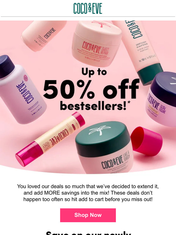 Sale extended: Up to 50% off bestsellers!