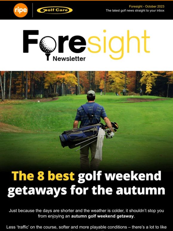 Check out the best autumn golf weekend getaways!