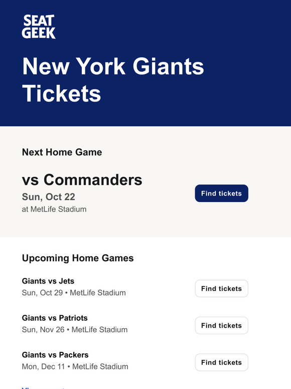 Set up Your Commanders SeatGeek Account to Get Ready for the 2023 Season!