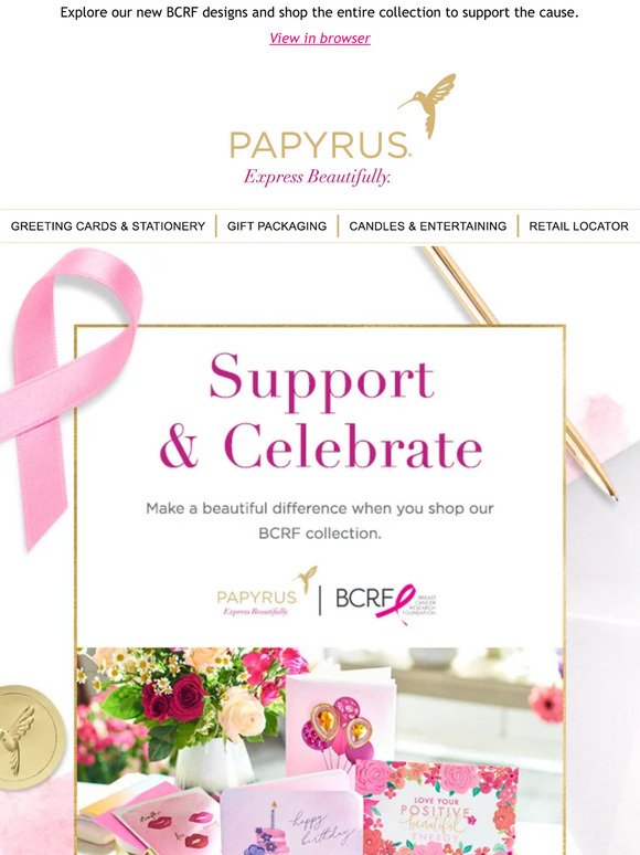 Give back with Papyrus and BCRF, —. 🎀