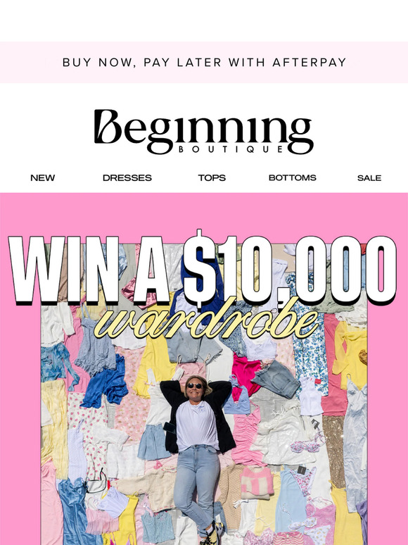 WIN A $10,000 WARDROBE 💸