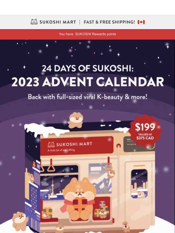 Sukoshi Mart SUKOSHI's 2023 Advent Calendar 🎁 Milled