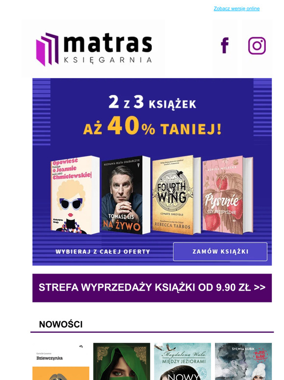 2 z 3 książek aż 40% taniej! Dotyczy całej oferty📚