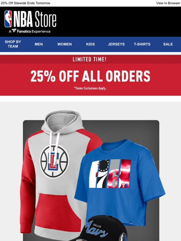 Fanatics Jerseys, Hats and Gear Are 25% Off in Sitewide Sale