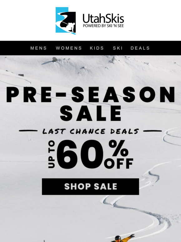 Shop our pre-season sale and save up to 60% off last seasons gear.