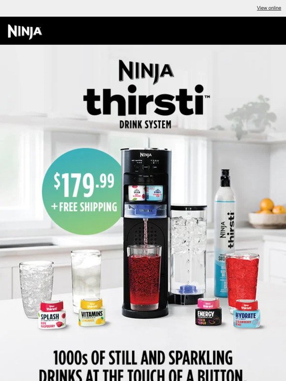 Ninjakitchen: The Ninja Thirsti™ is here. What are you Thirsti