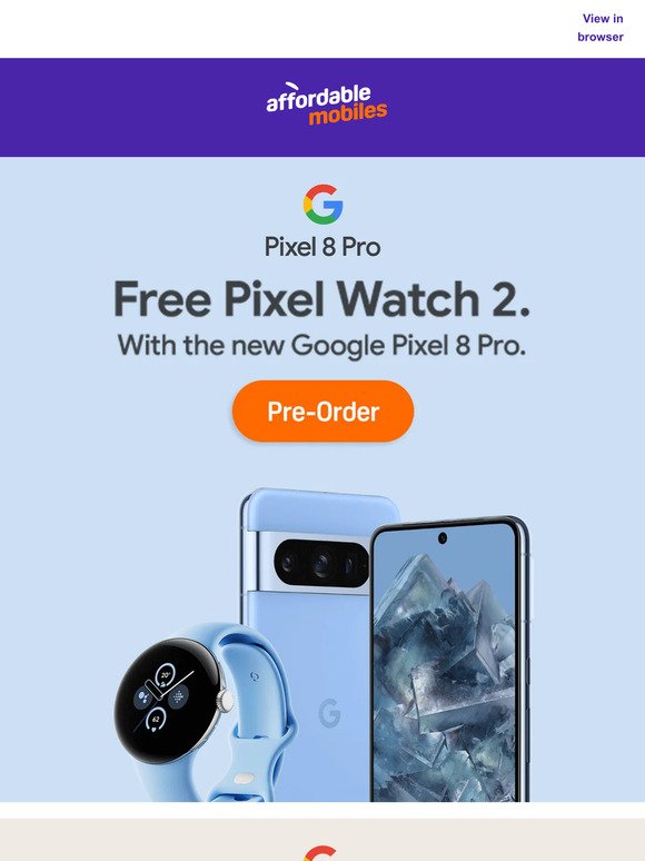 Say hello to Google Pixel 8 and 8 Pro 👋