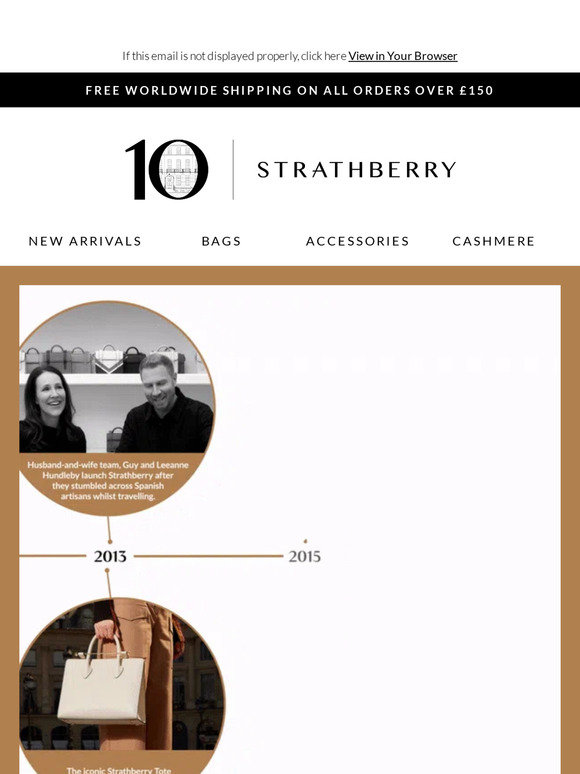 Strathberry Celebrates Its 10th Anniversary - Great British Brands