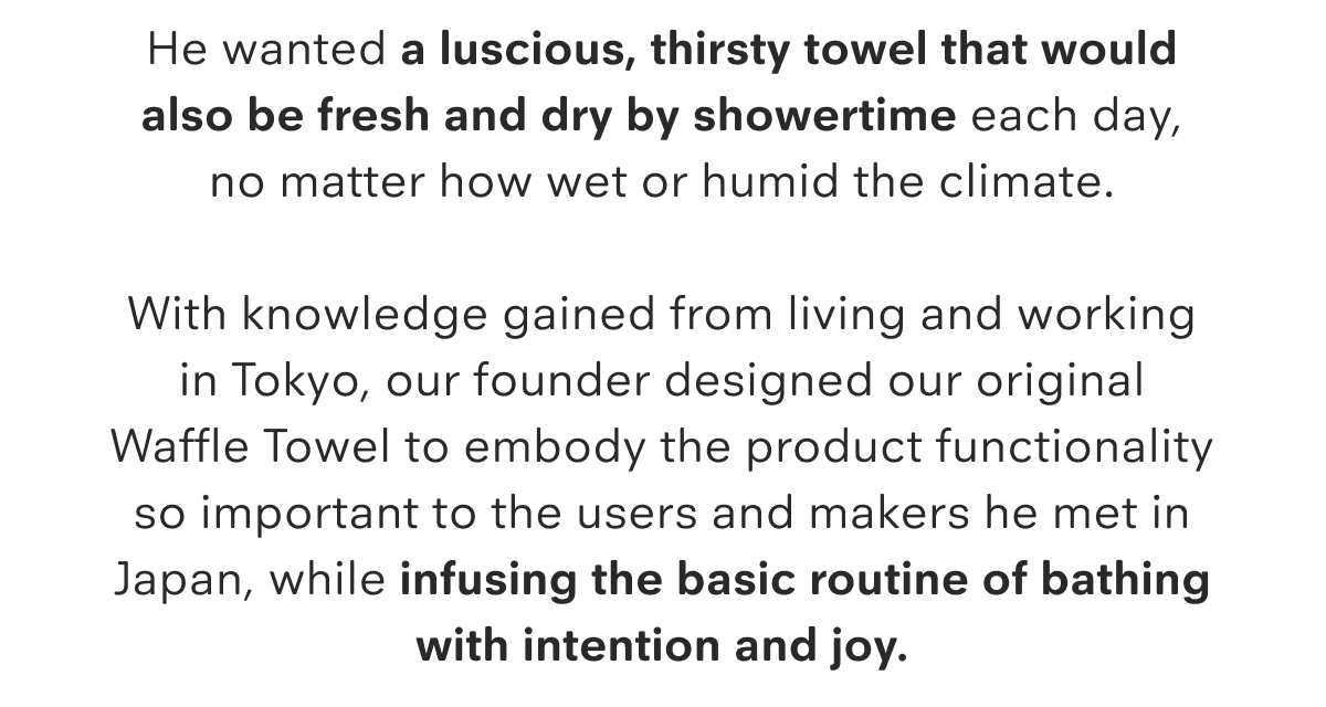 Onsen How heritage inspired a better towel Milled