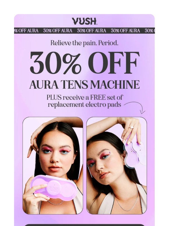 25% off Aura + Free Replacement Pads